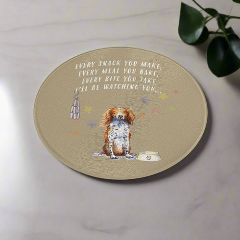 Sprocker Red & White Trivet